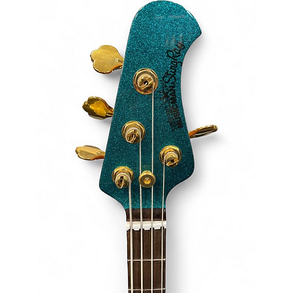 Used Ernie Ball Music Man StingRay Special HH SPARKLE BLUE Electric Bass Guitar