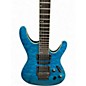 Used Ibanez S6570Q Prestige Series Ocean Turquoise Solid Body Electric Guitar