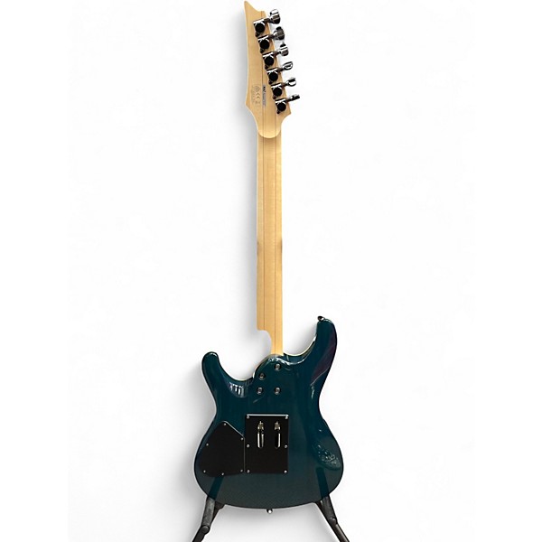 Used Ibanez S6570Q Prestige Series Ocean Turquoise Solid Body Electric Guitar