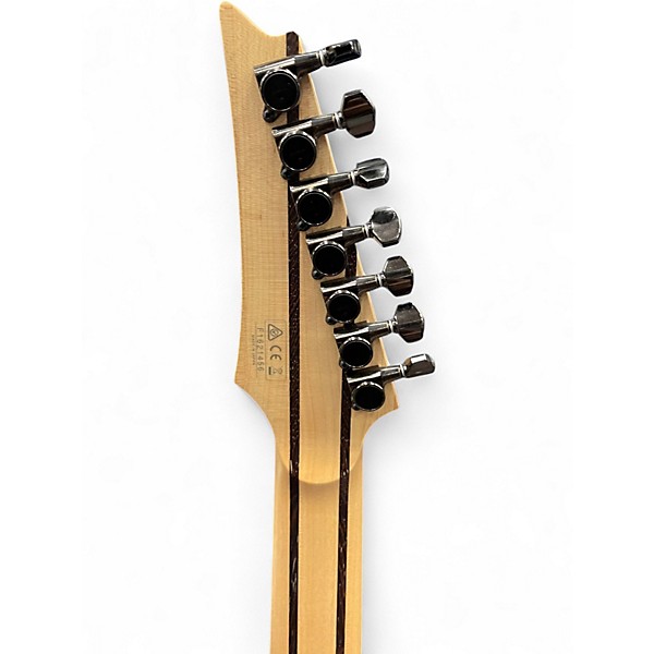 Used Ibanez RG752AHM Nebula Green Burst Solid Body Electric Guitar