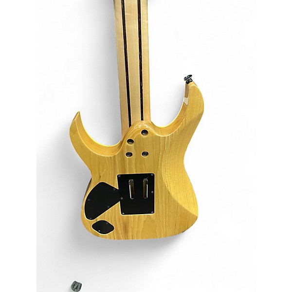 Used Ibanez RG752AHM Nebula Green Burst Solid Body Electric Guitar