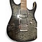 Used Ibanez RG4EX1 Trans Black Solid Body Electric Guitar