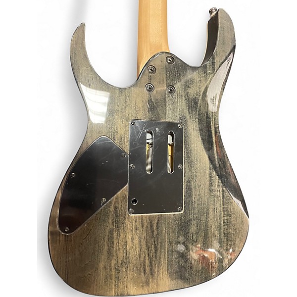 Used Ibanez RG4EX1 Trans Black Solid Body Electric Guitar