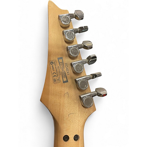 Used Ibanez RG4EX1 Trans Black Solid Body Electric Guitar