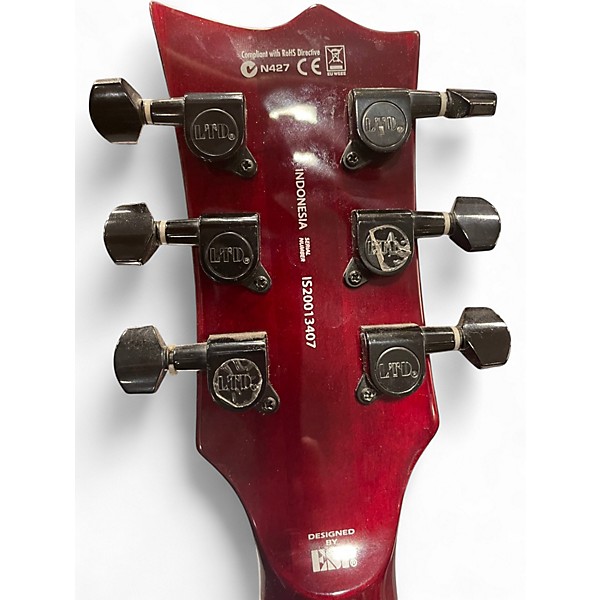 Used ESP LTD Viper 256 Candy Apple Red Solid Body Electric Guitar