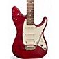 Used Alvarez AE20 Crimson Red Trans Solid Body Electric Guitar