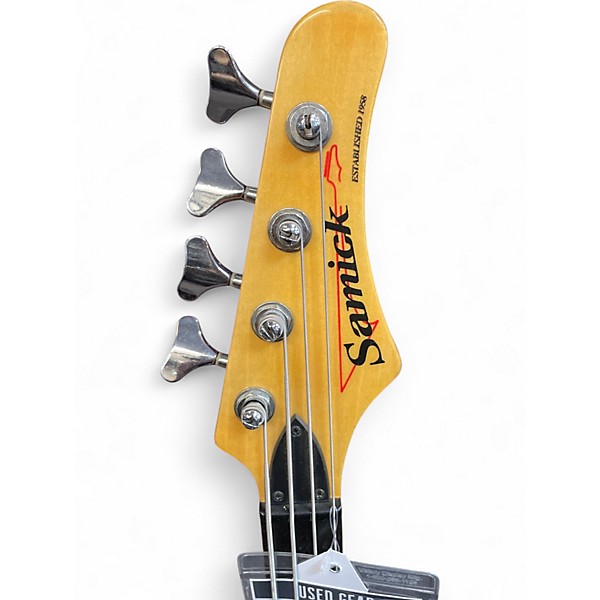 Used Samick artist 4 string bass Emerald Green Electric Bass Guitar