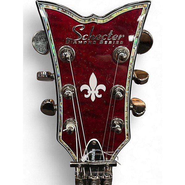 Used Schecter Guitar Research Hellraiser Solo 6 Black Cherry Solid Body Electric Guitar