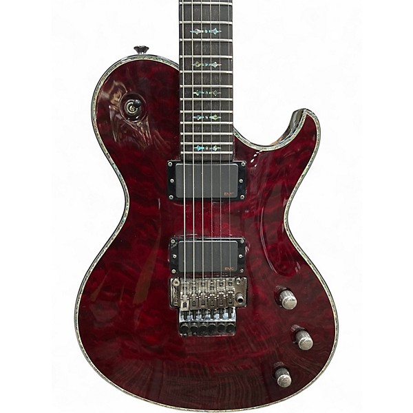 Used Schecter Guitar Research Hellraiser Solo 6 Black Cherry Solid Body Electric Guitar