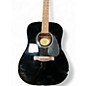 Used Fender CD60 Dreadnought Black Acoustic Guitar