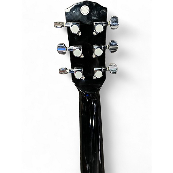 Used Fender CD60 Dreadnought Black Acoustic Guitar