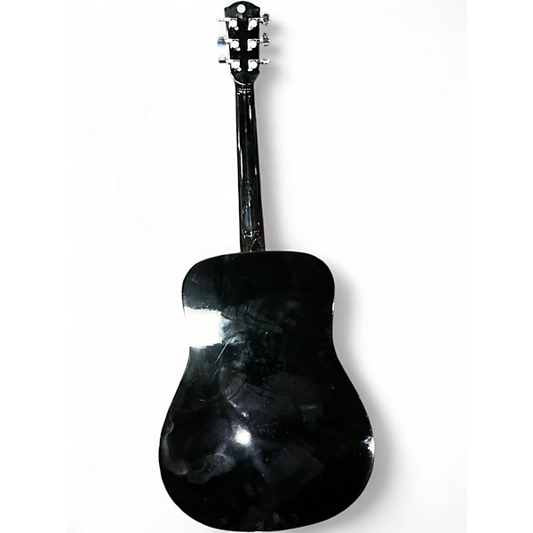 Used Fender CD60 Dreadnought Black Acoustic Guitar