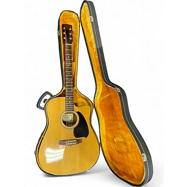 Used 2001 Ibanez PF4CE-NT-14-01 Natural Acoustic Electric Guitar