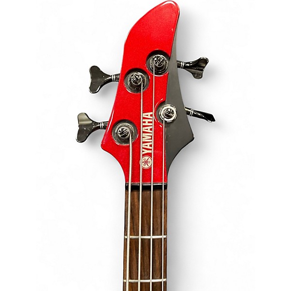 Used Yamaha RBX374 Candy Apple Red Electric Bass Guitar