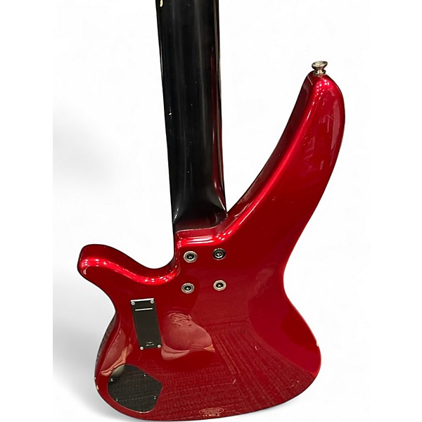 Used Yamaha RBX374 Candy Apple Red Electric Bass Guitar
