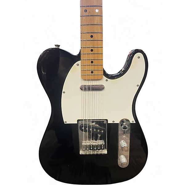 Used Squier Affinity Telecaster Black Solid Body Electric Guitar