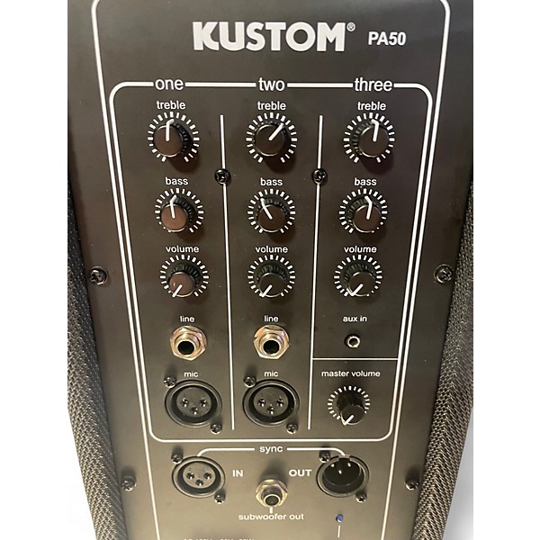 Used Kustom PA50 Powered Speaker