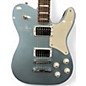 Used Squier PARANORMAL TROUBLEMAKER TELECASTER DELUXE Ice Blue Metallic Solid Body Electric Guitar