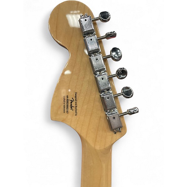 Used Squier PARANORMAL TROUBLEMAKER TELECASTER DELUXE Ice Blue Metallic Solid Body Electric Guitar