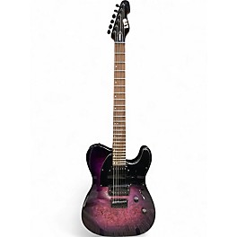 Used ESP LTD TE-200DX PURPLE BURST Solid Body Electric Guitar