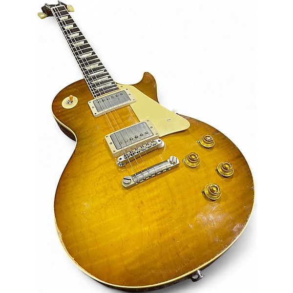 Used 2022 Gibson MURPHY LAB HEAVY AGED GOLDEN POPPY BURST Solid Body Electric Guitar