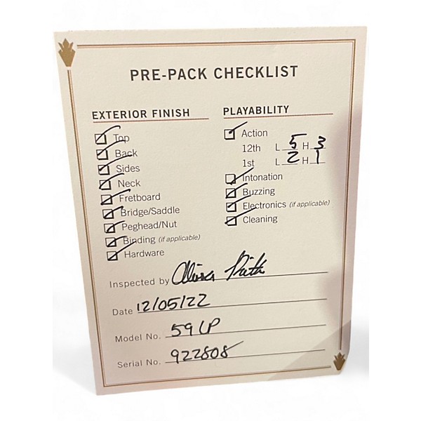 Used 2022 Gibson MURPHY LAB HEAVY AGED GOLDEN POPPY BURST Solid Body Electric Guitar