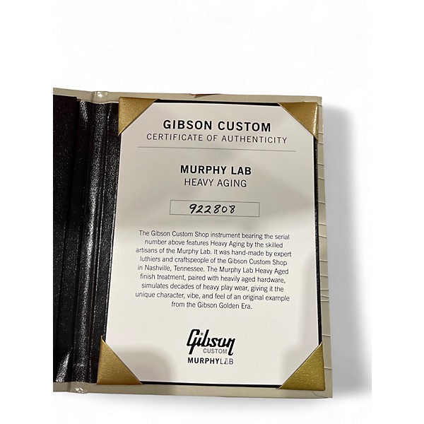 Used 2022 Gibson MURPHY LAB HEAVY AGED GOLDEN POPPY BURST Solid Body Electric Guitar