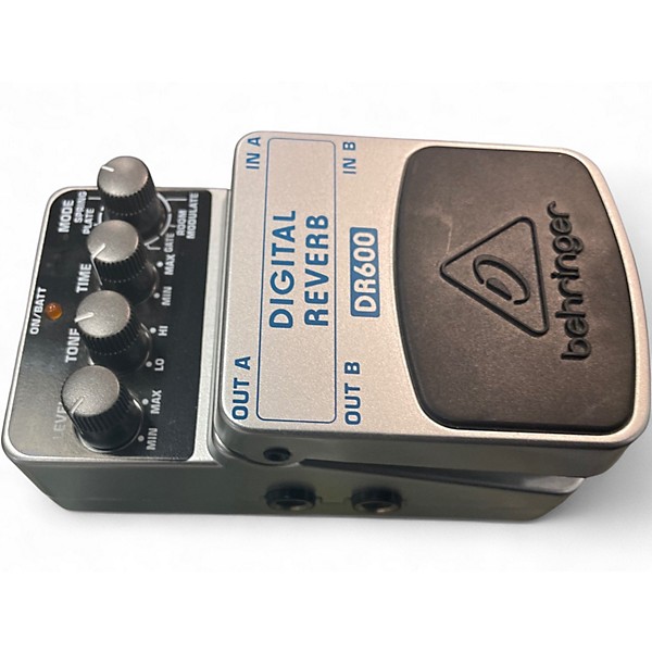 Used Behringer DR600 Digital Stereo Reverb Effect Pedal