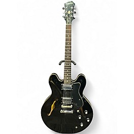 Used Epiphone Dot Ebony Hollow Body Electric Guitar