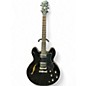 Used Epiphone Dot Ebony Hollow Body Electric Guitar thumbnail