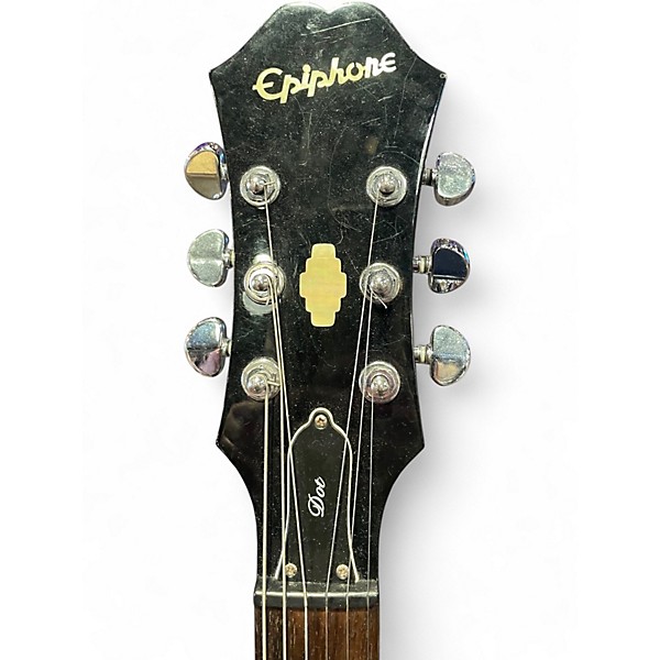 Used Epiphone Dot Ebony Hollow Body Electric Guitar