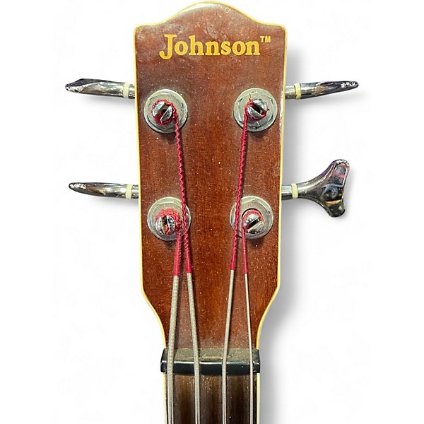 Used Johnson JG 672 E Natural Acoustic Bass Guitar
