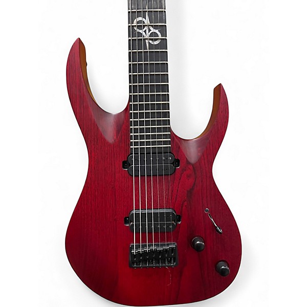 Used Solar Guitars A27TBR Red Solid Body Electric Guitar