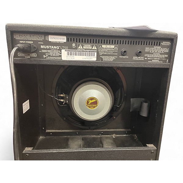 Used Fender Mustang LT50 50W 1x12 Guitar Combo Amp