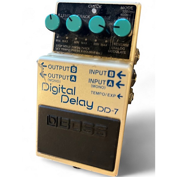 Used BOSS DD7 Digital Delay Effect Pedal
