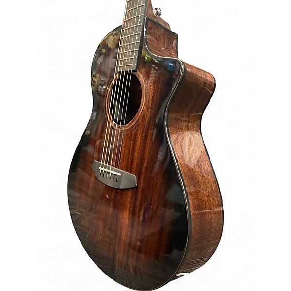 Used Breedlove WILDWOOD CN SUEDE CE Mahogany Acoustic Electric Guitar