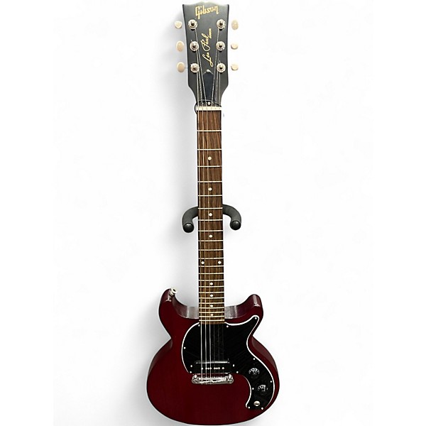 Used Gibson Les Paul Junior Cherry Solid Body Electric Guitar