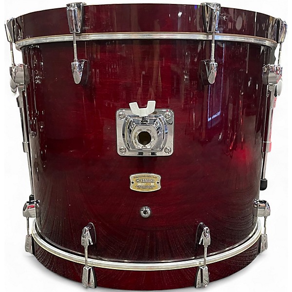 Used Yamaha 5 Piece Stage Custom CRANBERRY RED Drum Kit