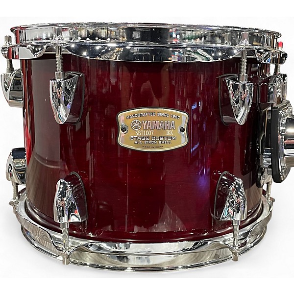 Used Yamaha 5 Piece Stage Custom CRANBERRY RED Drum Kit