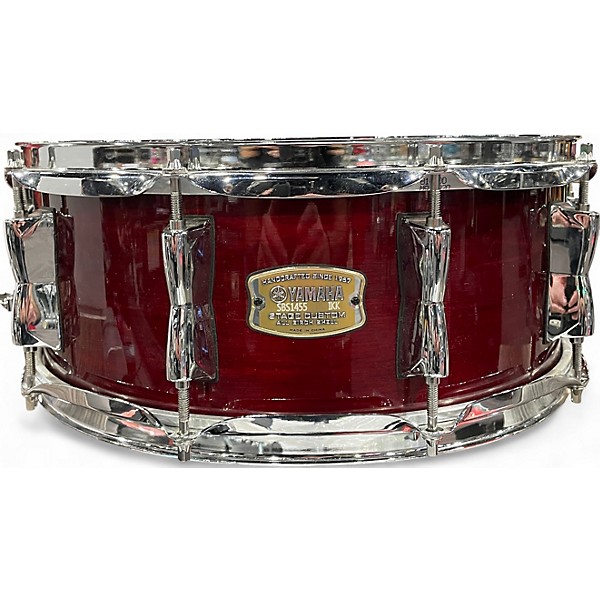 Used Yamaha 5 Piece Stage Custom CRANBERRY RED Drum Kit