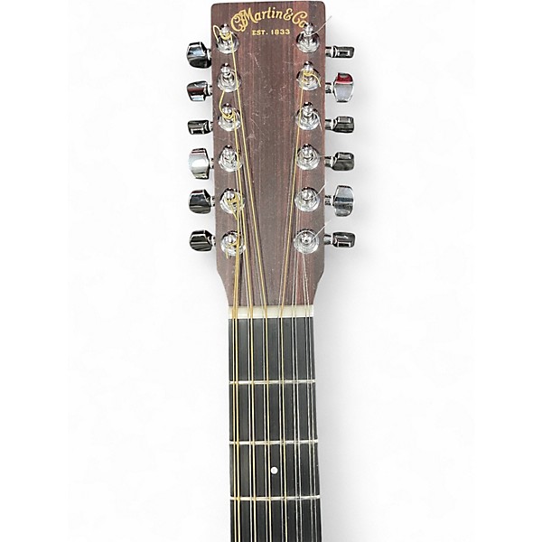 Used Martin D12X1AE Natural 12 String Acoustic Electric Guitar