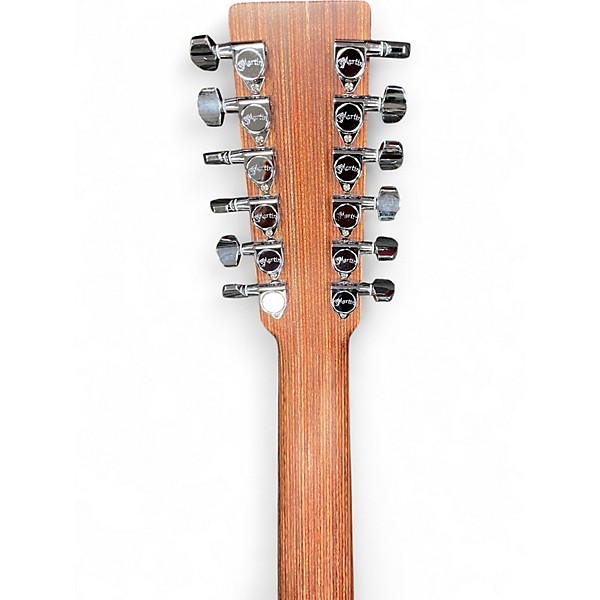 Used Martin D12X1AE Natural 12 String Acoustic Electric Guitar