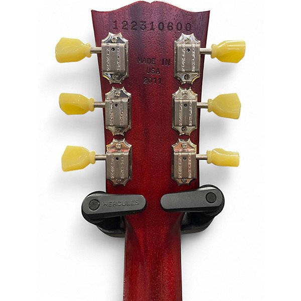 Used Gibson Les Paul Studio Cherry Solid Body Electric Guitar