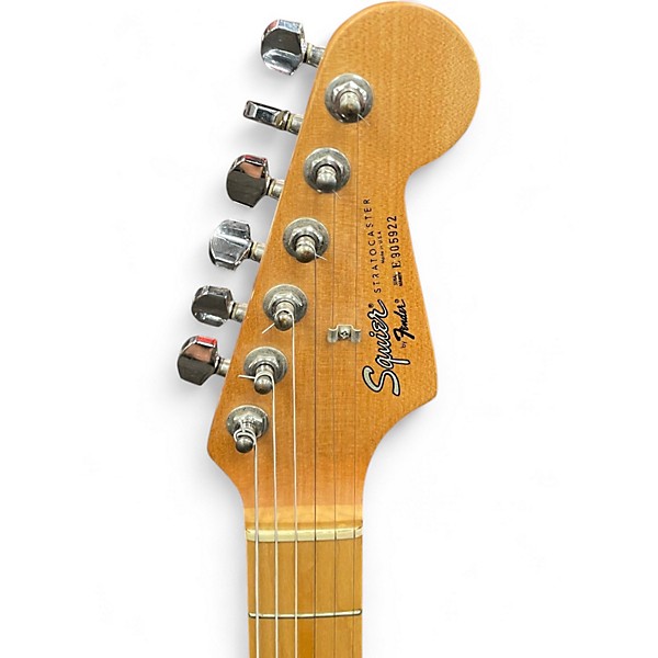 Used Squier 1989 USA BLACK Solid Body Electric Guitar