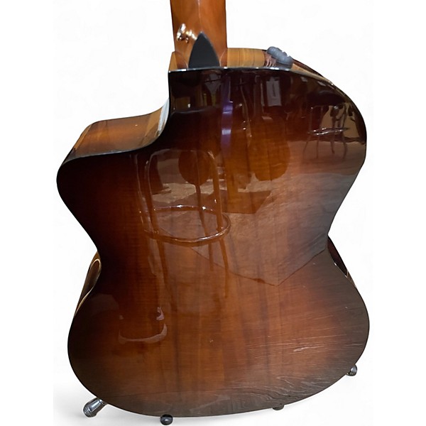 Used Taylor 224CEKDLX Shaded Edge Burst Acoustic Electric Guitar