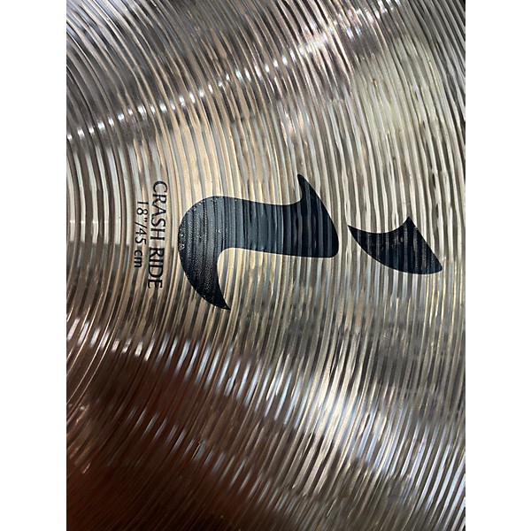 Used Zildjian 18in Crash Ride Cymbal