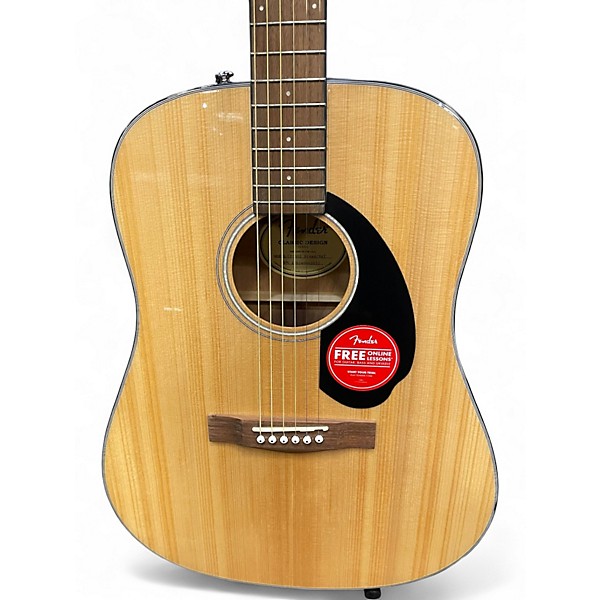 Used Fender CD60S Dreadnought Maple Acoustic Guitar