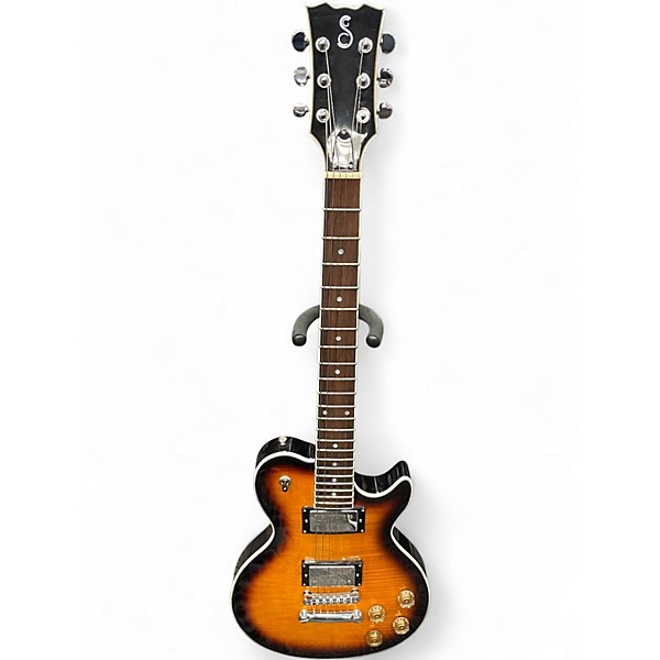 Used Sublime Guitar Corp SGC 2 Color Sunburst Solid Body Electric Guitar