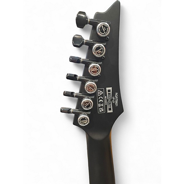 Used Ibanez RGRTB621 Black Solid Body Electric Guitar