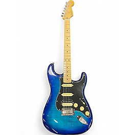 Used Fender 70TH LIMITED EDITION PLAYER STRATOCASTER HSS PLUS TOP Blue Burst Solid Body Electric Guitar